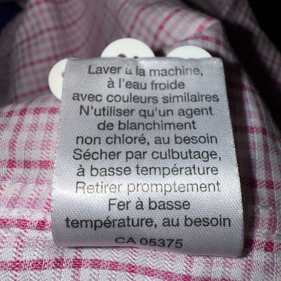 Egara Slim Fit Gingham Button Up Dress Shirt - Picture 10 of 10